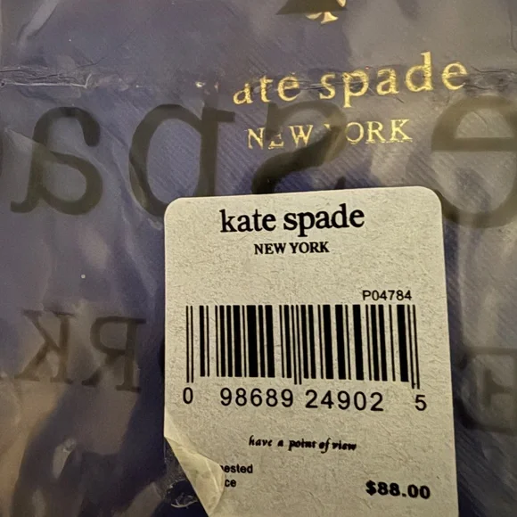 NEW KATE SPADE BLUE LEATHER WRISTLET (Retail: $88) - Picture 5 of 5